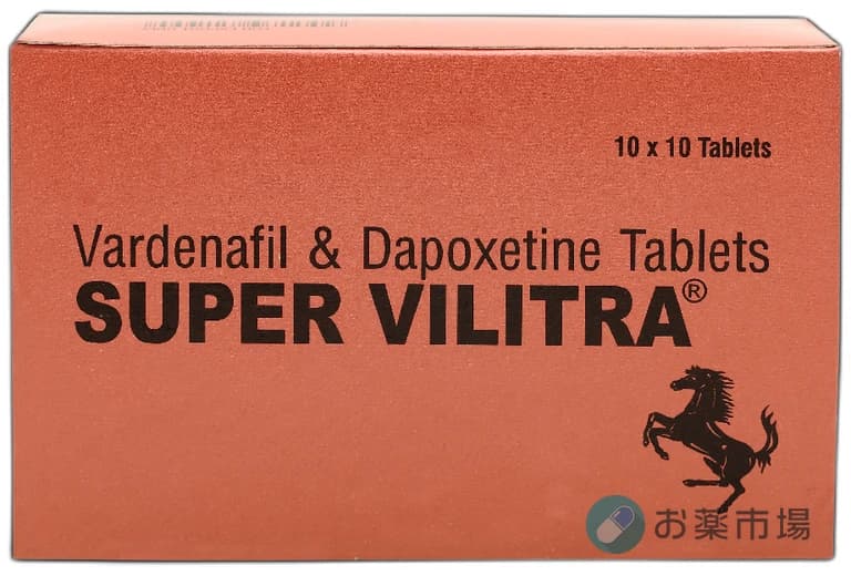 スーパービリトラ（バルデナフィル20mg＋ダポキセチン60mg）｜ED治療薬＋早漏改善を1錠でケア 2