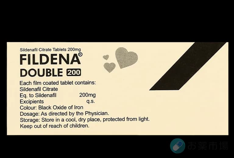 フィルデナダブル｜シルデナフィル200mgの高容量ED治療薬 3