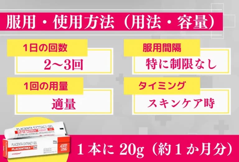 ヒトプラセンタジェル（プラセントレックス） 5