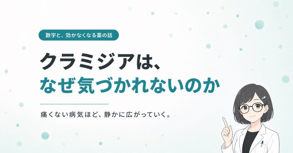 クラミジアは、なぜ気づかれないのか