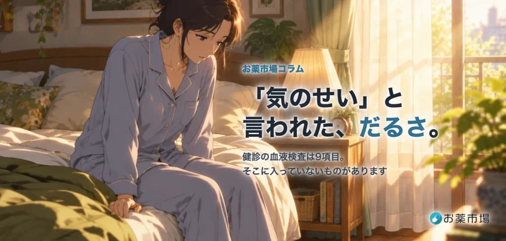 健診「異常なし」でもだるい理由｜甲状腺と鉄の隠れ不足セルフチェック