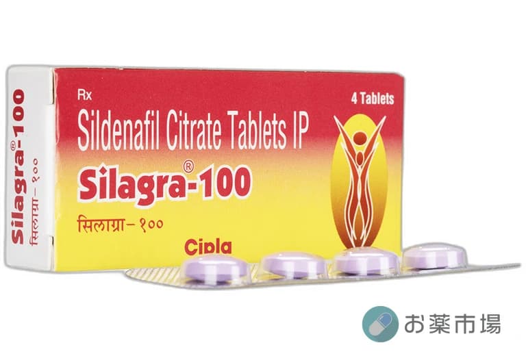 シラグラ100mg(シルデナフィル)|高用量のバイアグラジェネリックED治療薬
