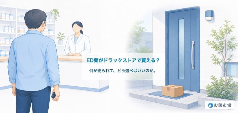 8月31日、ED薬が市販されます。何が売られて、どう選べばいいのか