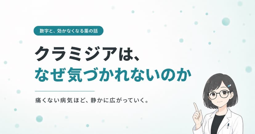 クラミジアは、なぜ気づかれないのか