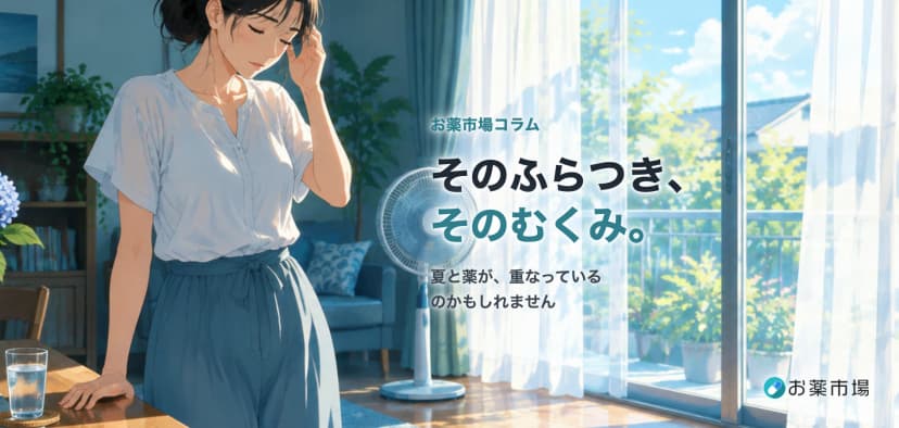 そのふらつき、そのむくみ。夏と薬が重なっているのかもしれません