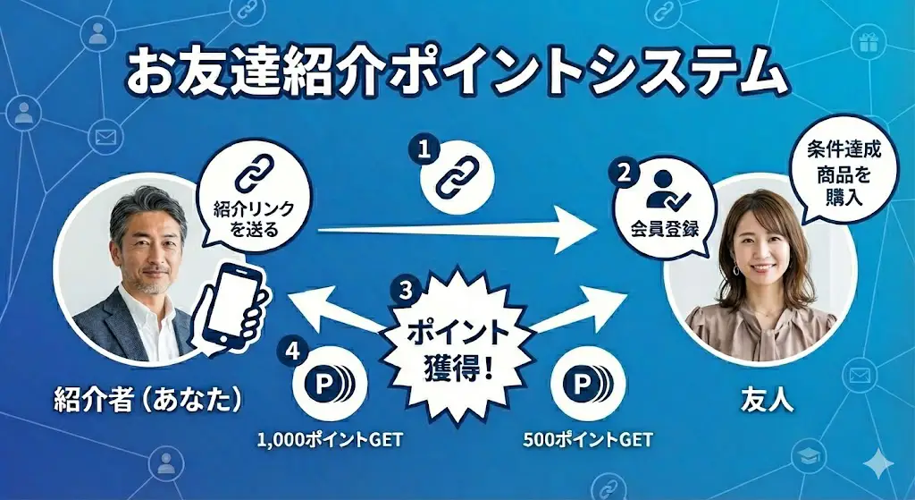 お友達紹介の流れ